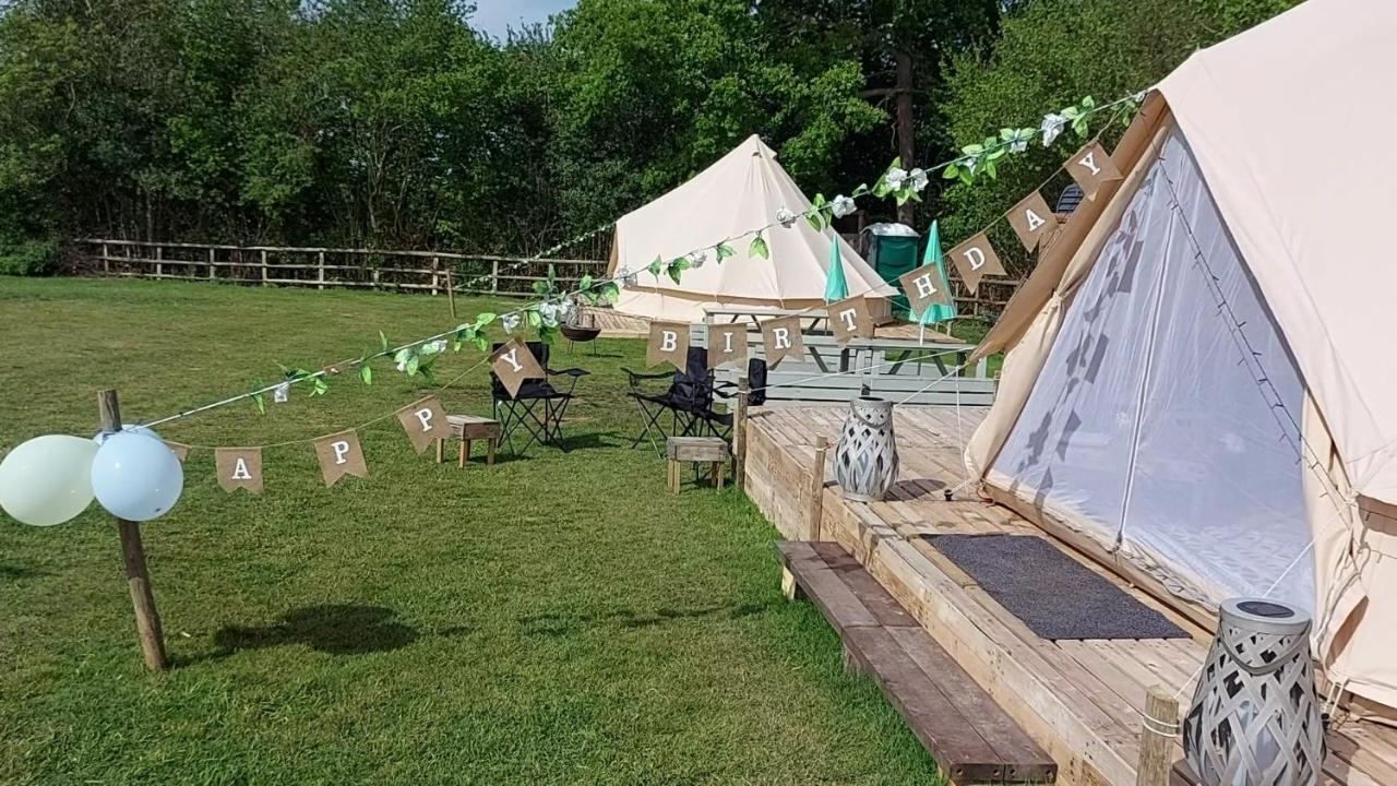 Hopgarden Glamping - Luxury 6M Bell Tent Wadhurst Екстер'єр фото