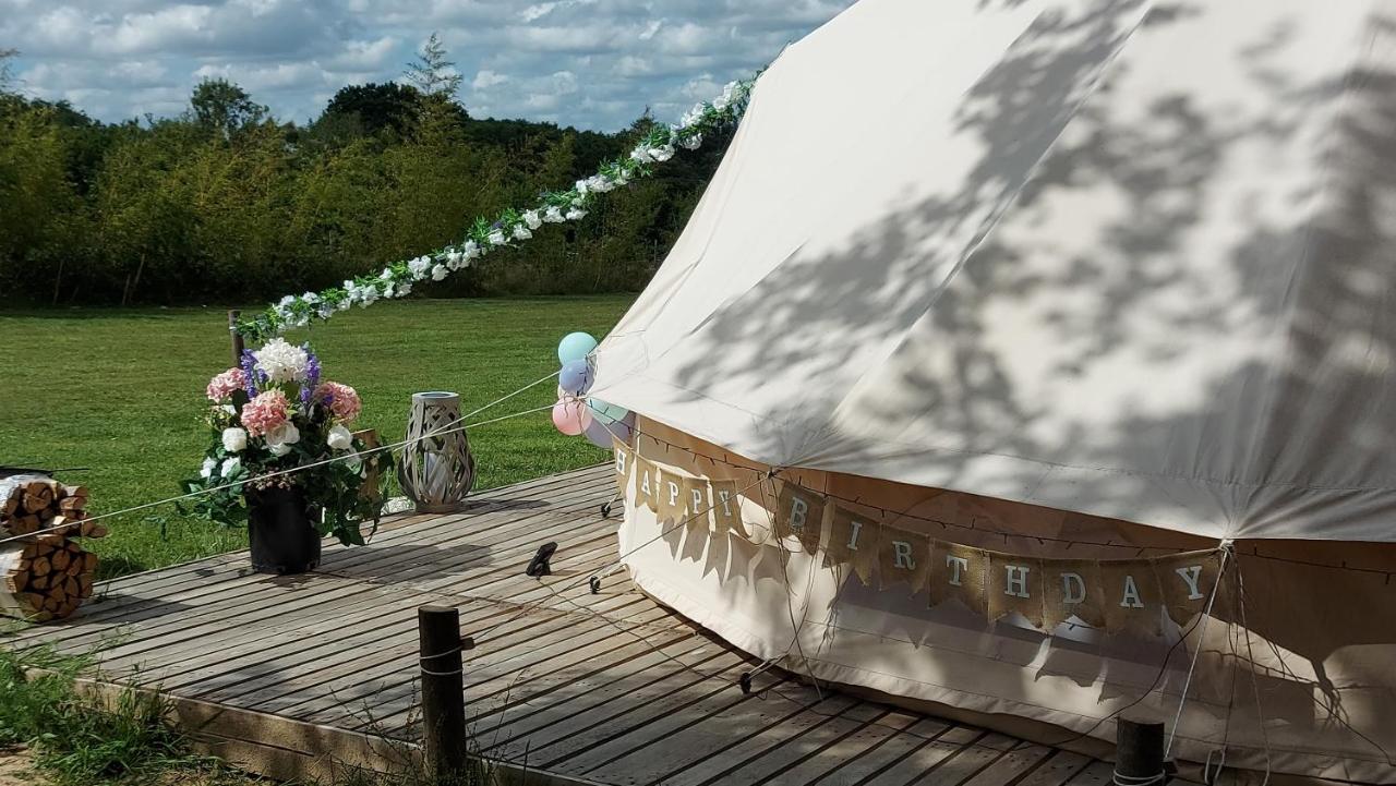 Hopgarden Glamping - Luxury 6M Bell Tent Wadhurst Екстер'єр фото