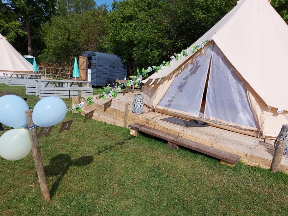 Hopgarden Glamping - Luxury 6M Bell Tent Wadhurst Екстер'єр фото