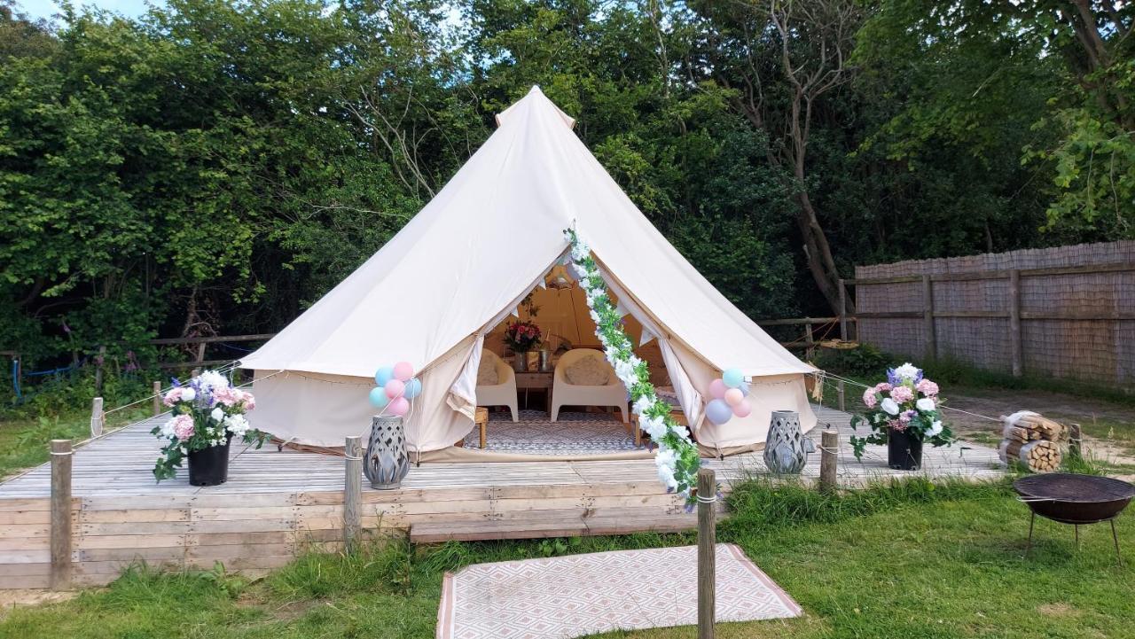 Hopgarden Glamping - Luxury 6M Bell Tent Wadhurst Екстер'єр фото